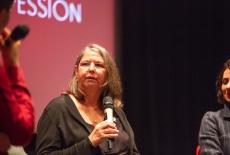 7. Acclaimed US editor Dody Dorn at the Filmplus 2018 international panel discussion 